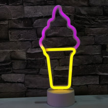 Load image into Gallery viewer, Ice Cream Neon Sign Table Lamp