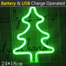 Load image into Gallery viewer, Neon Sign Light Xmas Hat Lamp